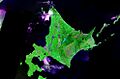 Hokkaido satellite image