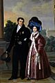King Ferdinand VII and Queen Maria Christina of Spain