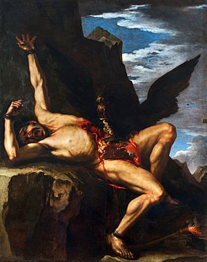 Archivo:La tortura de Prometeo, por Salvator Rosa