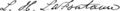 Louis-Hippolyte Lafontaine Signature