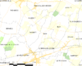 Map commune FR insee code 14667