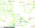 Map commune FR insee code 64105