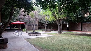 Archivo:Patio en la Universidad Iberoamericana Torreón