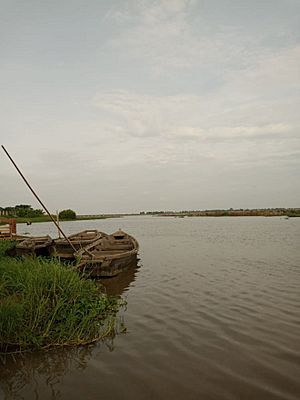 Archivo:Pirogues sur lagune de Porto-Novo