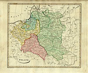 Archivo:Poland map (1814)