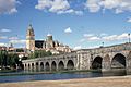 Pont romain et cathédrales vieille et nouvelle de Salamanque (1967-08-07)