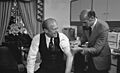 President Ford receives a swine flu inoculation - NARA - 7064718