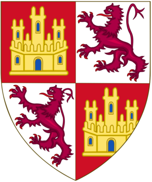 Archivo:Royal Coat of Arms of the Crown of Castile (1230-1284)