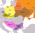 Slavic languages map es