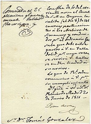 Archivo:Archivo de Simancas - Documento Guerra Independencia