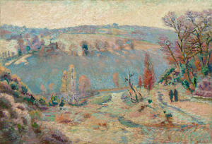Archivo:Armand Guillaumin - Valley of the Sédelle at Pont Charraud- White Frost - 1964.282 - Cleveland Museum of Art
