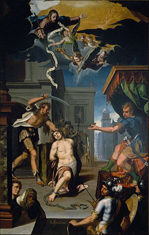 Archivo:Baltasar de Echave Orio - The Martyrdom of Saint Apronianus - Google Art Project