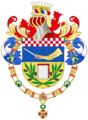 Coat of Arms of Oscar Luigi Scalfaro (Order of Isabella the Catholic)