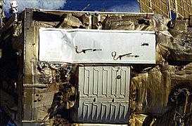Damaged Spektr radiator