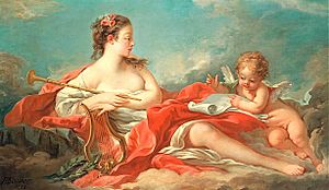 Archivo:Erato The Muse Of Love Poetry by François Boucher