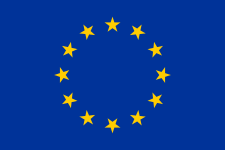 European flag, incorrect star rotation