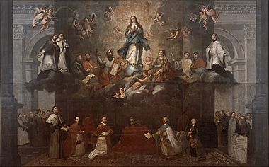 Archivo:Francisco Antonio Vallejo - Glorification of the Immaculate Conception - Google Art Project