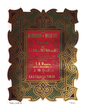 Archivo:Francisco Javier Parcerisa (1853) Recuerdos y bellezas de España. Castilla La Nueva, portada