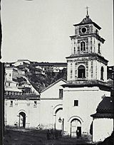Archivo:Iglesia de San Francisco de Valparaiso en 1864