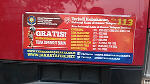 Archivo:Jakarta fire brigade numbers
