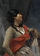 La Sevillana (1890) - Alfredo Valenzuela Puelma (National Museum of Fine Arts, Santiago de Chile)