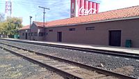 Archivo:La vieja estación del estación de tren del CHEPE en Cuauhtémoc, Chihuahua.