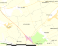 Map commune FR insee code 62504