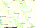 Map commune FR insee code 64401
