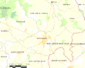 Map commune FR insee code 72269
