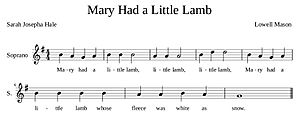 Archivo:Mary Had a Little Lamb