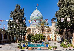 Mausoleo de Emir Ali, Shiraz, Irán, 2016-09-24, DD 17