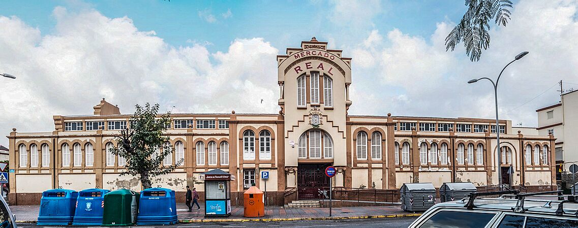 Mercado real vista frontal