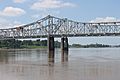 Mississippi River bridge at Vidalia, LA IMG 6916