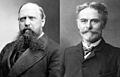 Othniel Charles Marsh & Edward Drinker Cope bw