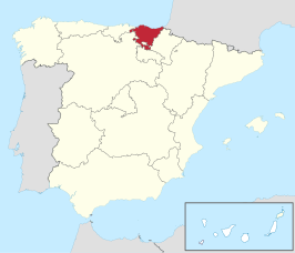 Pais Vasco in Spain (including Canarias).svg