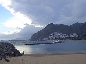 Archivo:Panorámica de San Andrés desde las Teresitas