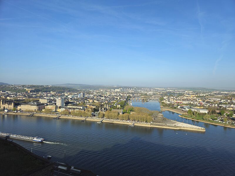 Panorama Stadt Koblenz