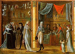 Archivo:Philibert-Louis Debucourt - Promenade de la galerie du Palais-Royal