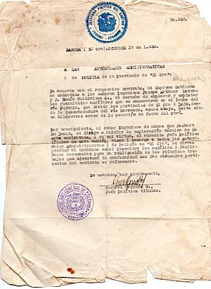 Archivo:Puyango exploration joubert dedeaux ecuador 1938