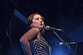Robyn Adele Anderson on stage w Postmodern Jukebox