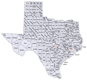 Archivo:Texas counties map