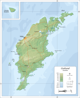 Topographic map of Gotland.svg