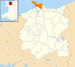 Wales Conwy Community Llandudno map.svg