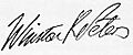 Winston Peters Signature