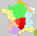 1903 France Régions Proposition Vidal de La Blache