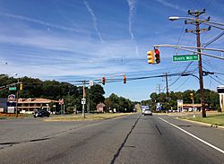 2014-08-29 14 48 44 View north along U.S. Route 206 at Dunn's Mill Road in Bordentown Township, New Jersey.JPG