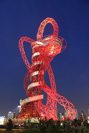 Archivo:ArcelorMittal Orbit at night