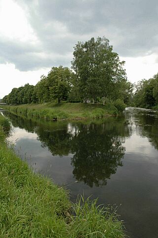 Brigach (right) and Breg (left) forming the Danube at Donaueschingen.jpg