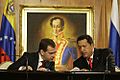 Dmitry Medvedev and Hugo Chavez, 2008