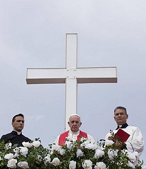 Archivo:El papa Francisco en la Loma de la Cruz